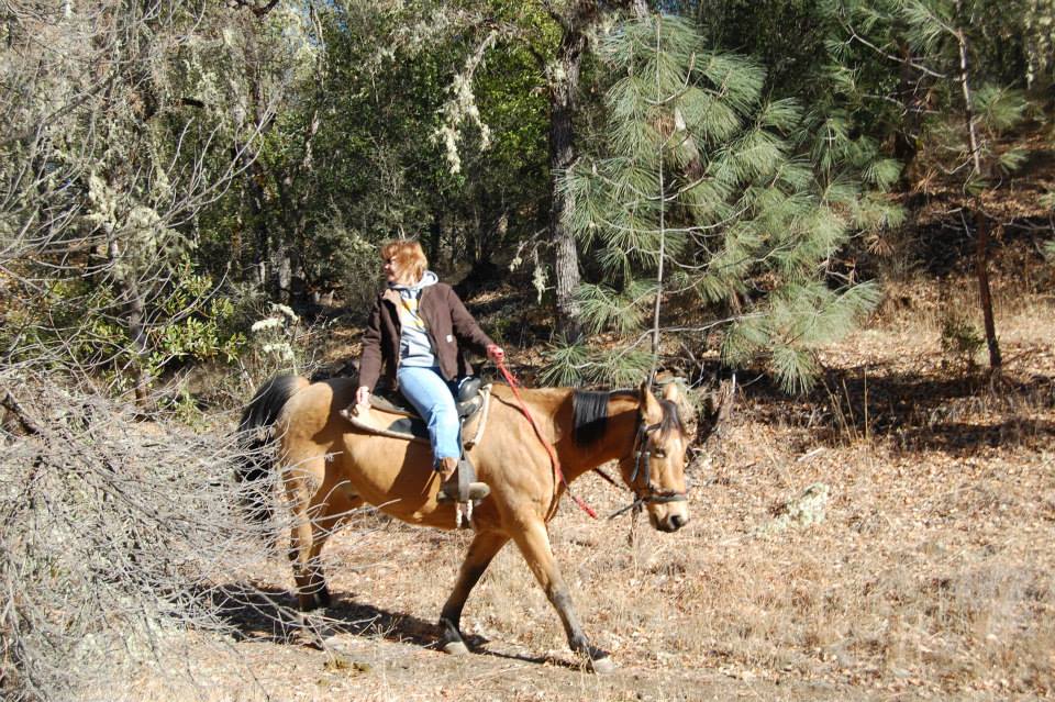 Horseback riding with Titan. Thanks for the bucking adventure, I actually loved it!