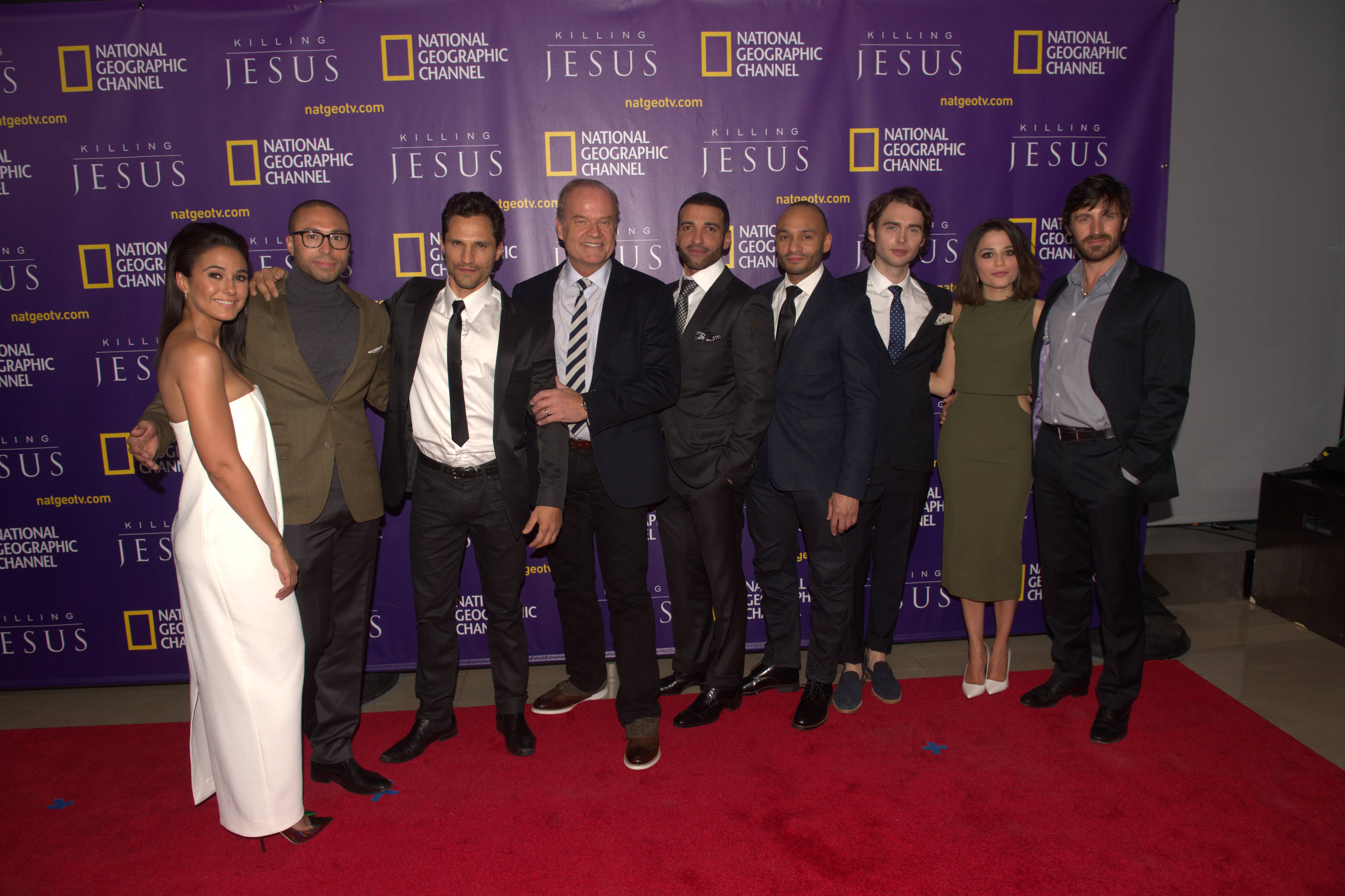 'KILLING JESUS' Cast on Red Carpet at premiere of 'Killing Jesus' New York at the Lincoln Centre