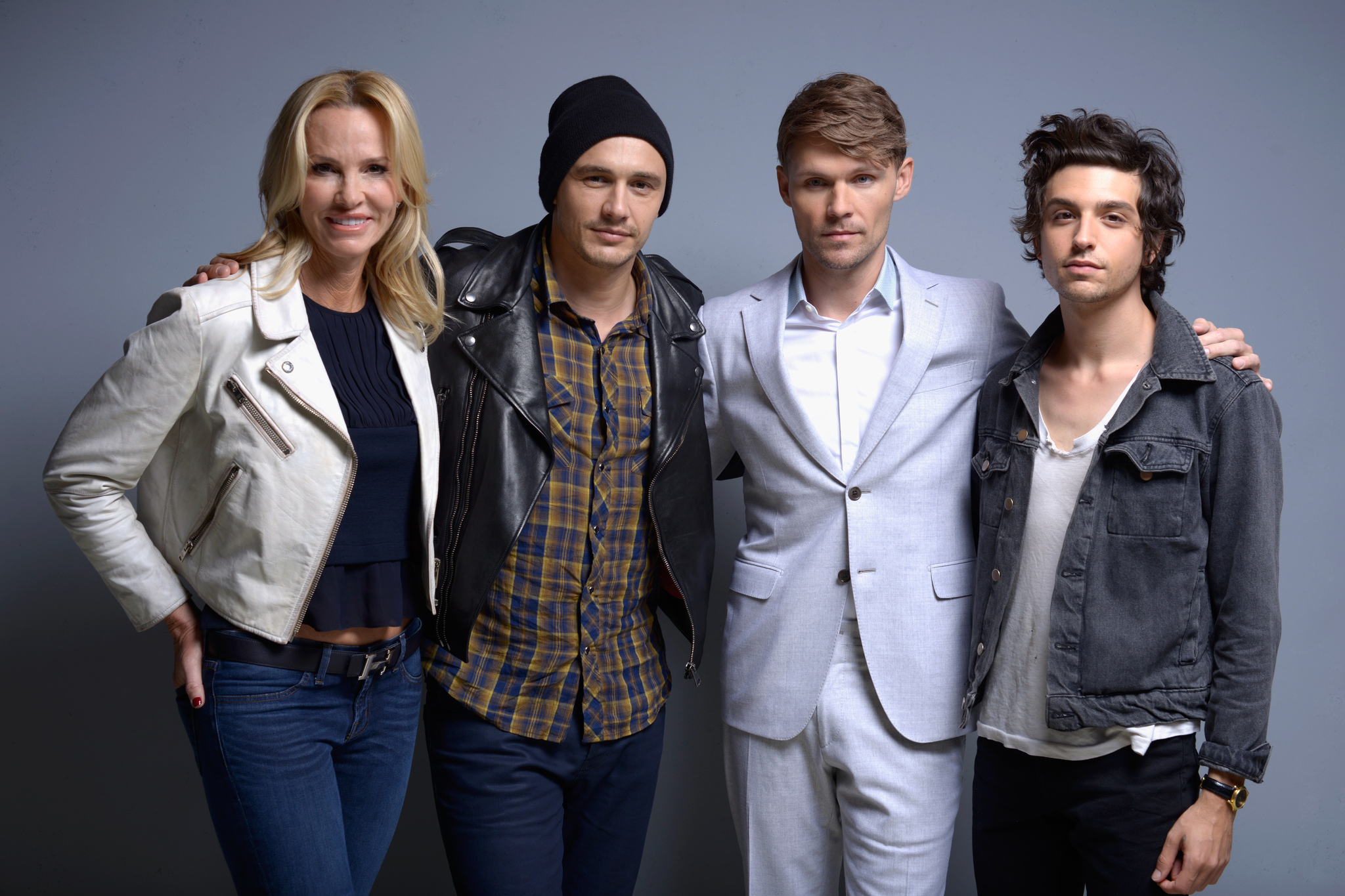 James Franco, Janet Jones, Scott Haze and Jacob Loeb at event of The Sound and the Fury (2014)