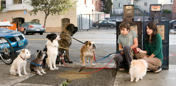 Still of Emma Roberts and Jake T. Austin in Hotel for Dogs (2009)