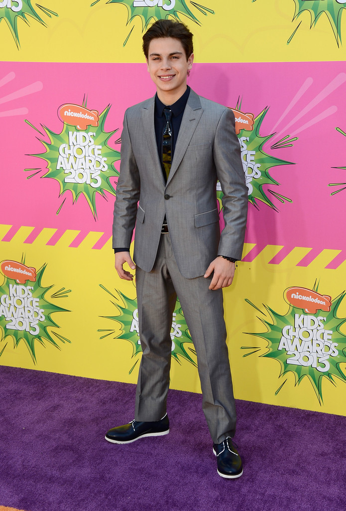 Actor Jake T. Austin arrives at Nickelodeon's 26th Annual Kids' Choice Awards at USC Galen Center on March 23, 2013 in Los Angeles, California.