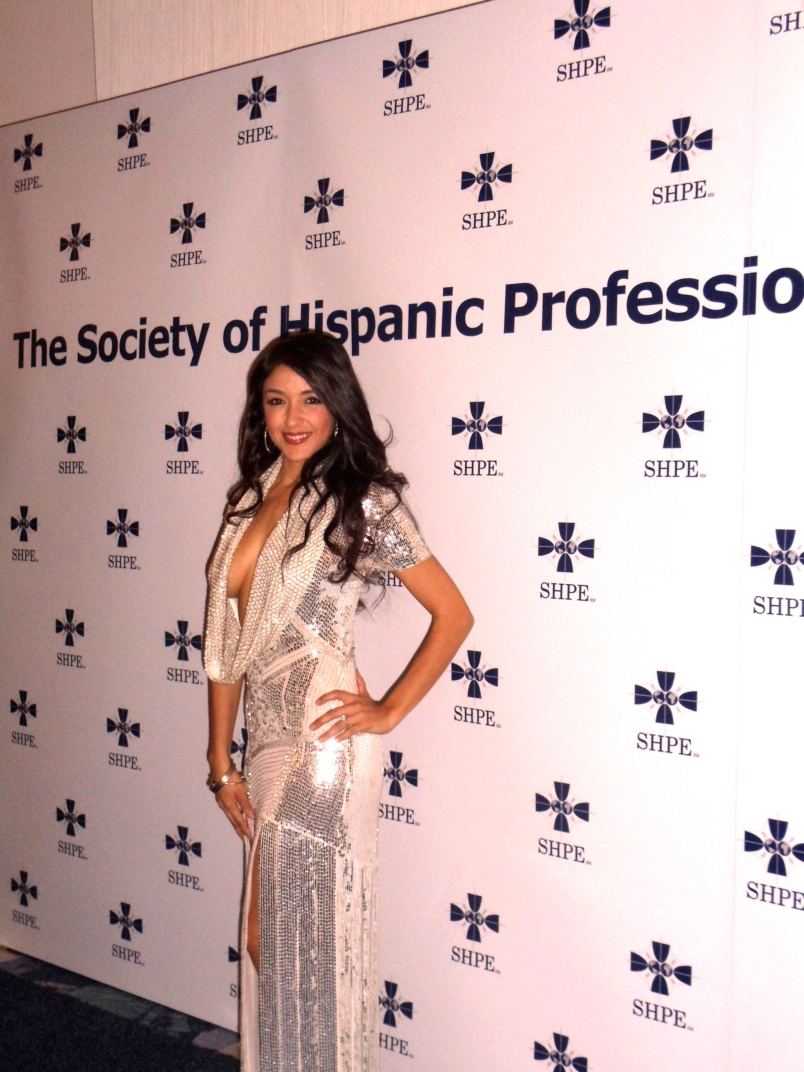 Actress YVETTE YATES arriving to present the STAR AWARDS at the SHPE Conference 2011, Anaheim Convention Center. (SHPE- Society of Hispanic Professional Engineers)