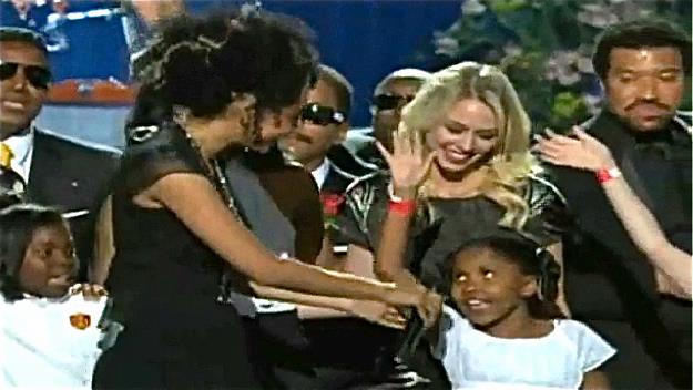 Judith Hill and Kiera Washington for the Michael jackson home going at the Staples Center RIP Michael Jackson