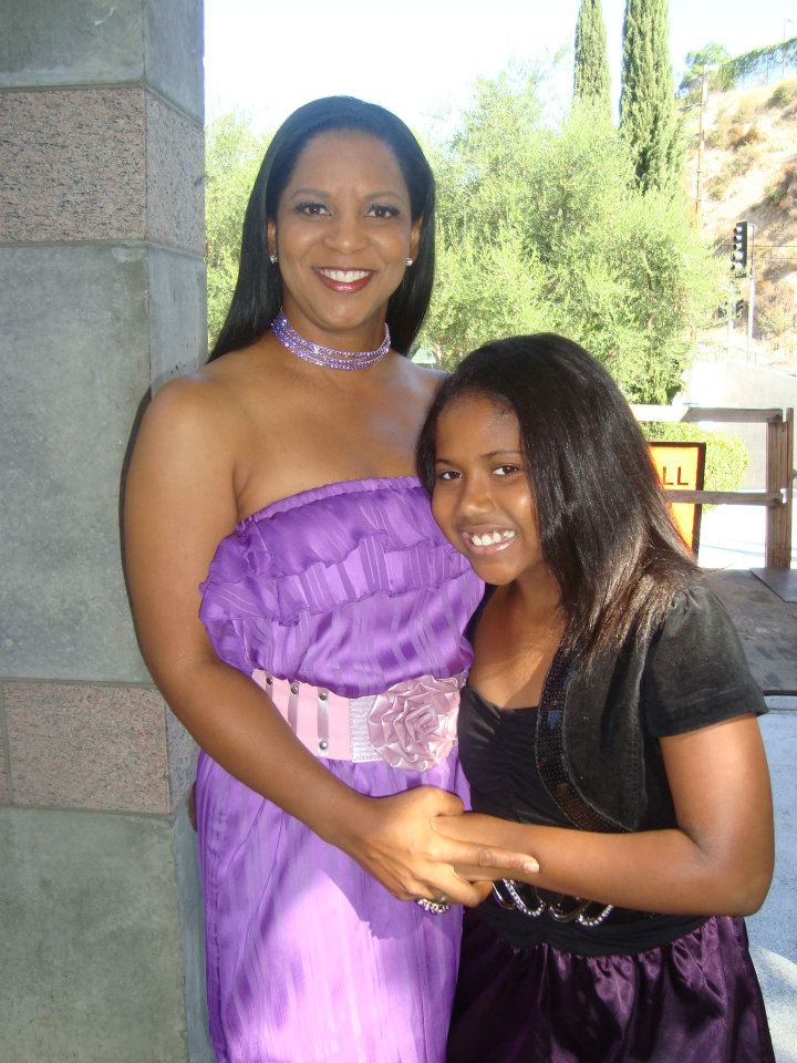 Stunt woman/Actress April Weeden and daughter Kiera Washington at the Diamond In the Raw Stunt Awards Show....