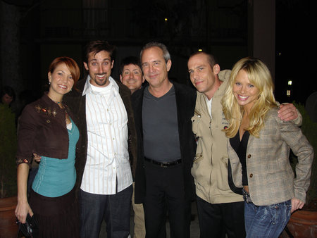 From left to right Amie Barsky, Paul J. Alessi, Paul Osborne, George Williams, Steven Gaswirth and Jennifer Hill. At a Ten 'til Noon film festival screening, directed by Scott Storm.