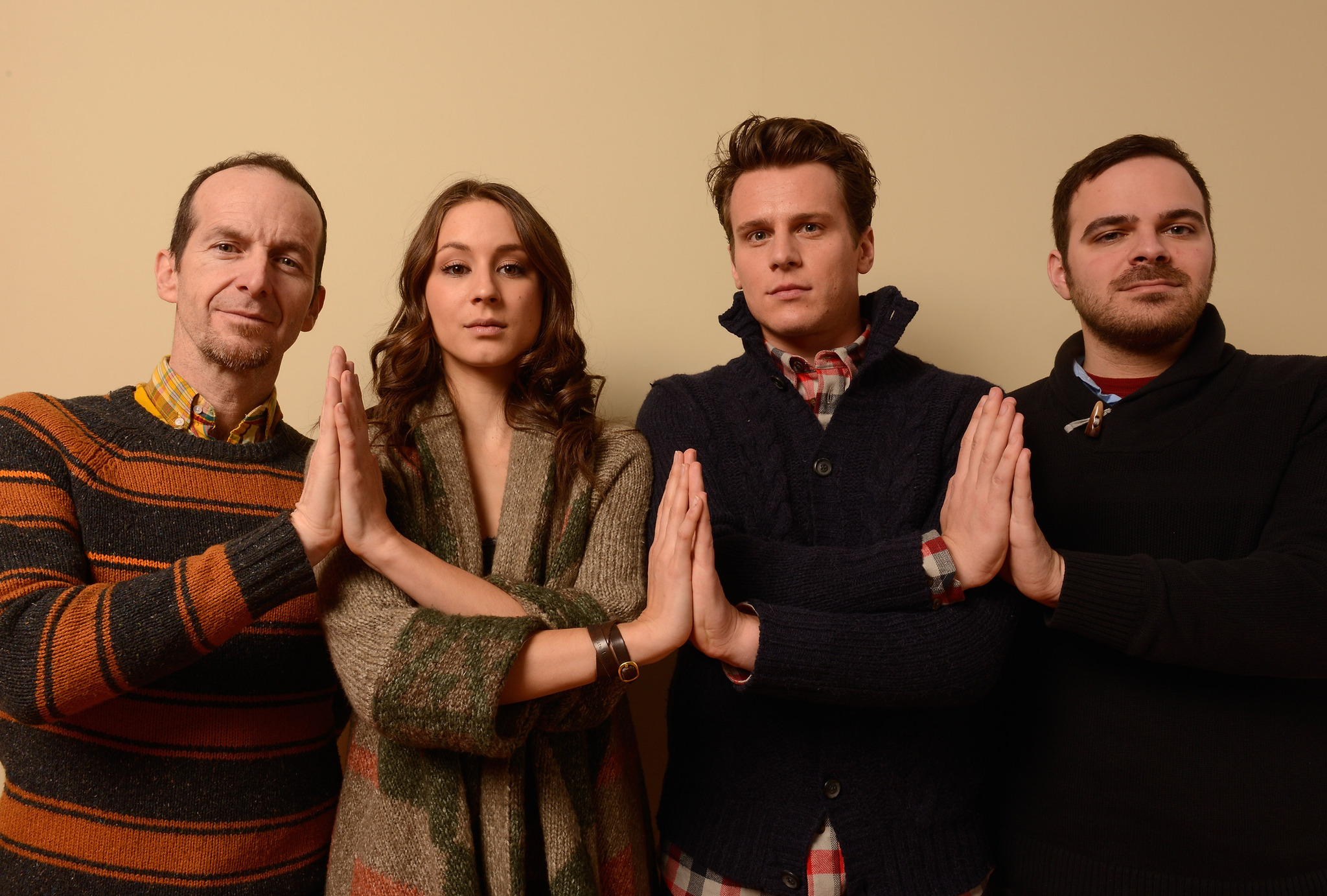 Troian Bellisario, Kyle Patrick Alvarez and Jonathan Groff at event of C.O.G. (2013)