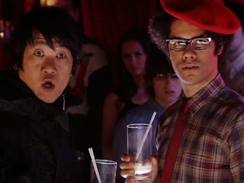 Still of Benedict Wong and Richard Ayoade in The IT Crowd (2006)
