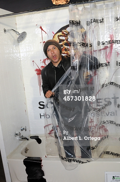 HOLLYWOOD, CA - OCTOBER 15: Artist/musician Neil D'Monte arrives for ScreamFest 2014 'See No Evil 2' Screening held at TCL Chinese 6 Theatres on October 15, 2014 in Hollywood, California.
