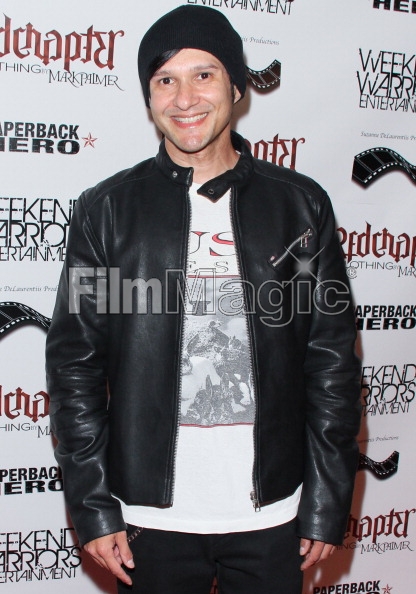 Actor/rock drummer Neil D'Monte attends the premiere party for the 'Breath Of Time' music video by the Rock Band Paperback Hero at Hard Rock Cafe - Hollywood on April 27, 2011 in Hollywood, California.