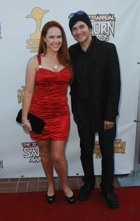 BURBANK, CA - JUNE 23: Maxim model/actress Lisa Cash and Neil D'Monte at the 37th Annual Saturn Awards by The Academy of Science Fiction, Fantasy & Horror held at Castaway on June 23, 2011 in Burbank, California.