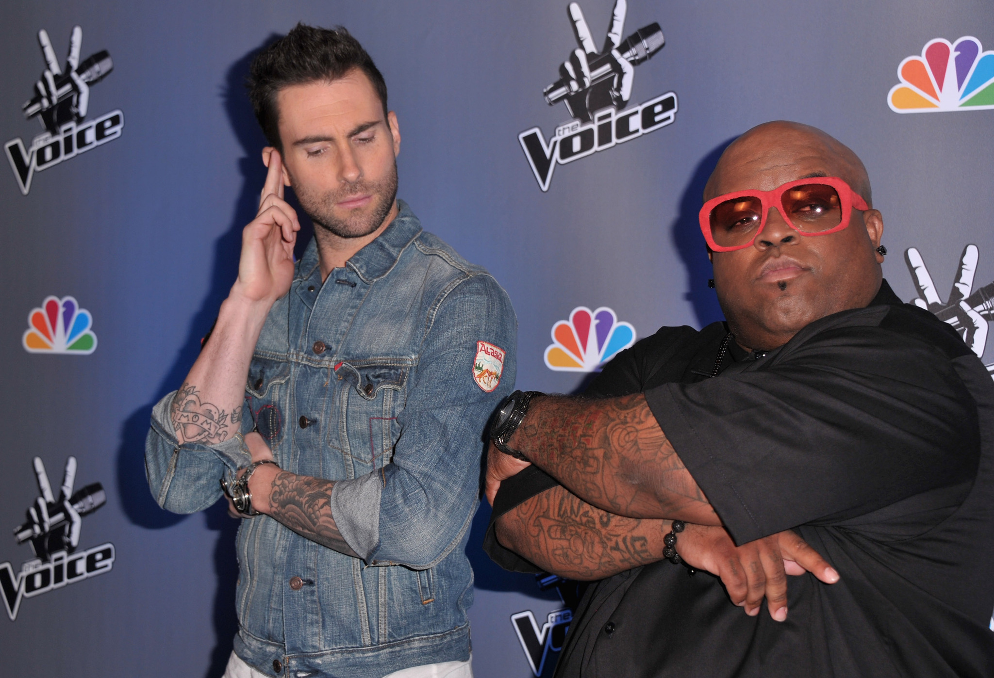 CeeLo Green and Adam Levine