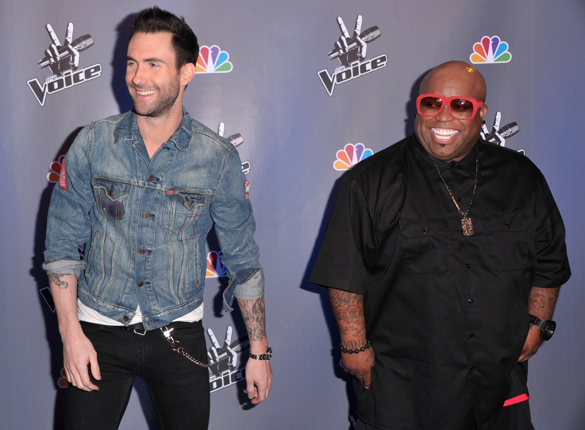 CeeLo Green and Adam Levine