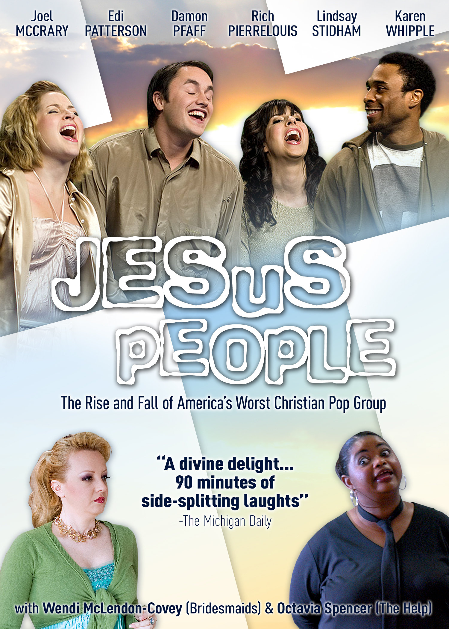 Jason Naumann, Edi Patterson, Octavia Spencer, Richard Pierre-Louis, Wendi McLendon-Covey, Dan Ewald, Lindsay Stidham, Damon Pfaff and Rajeev Sigamoney in Jesus People: The Movie (2009)