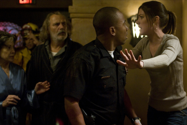 Still of Jay Hernandez, Elaine Kagan, Jennifer Carpenter and Columbus Short in Quarantine (2008)