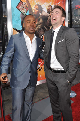 Chris Evans and Columbus Short at event of The Losers (2010)