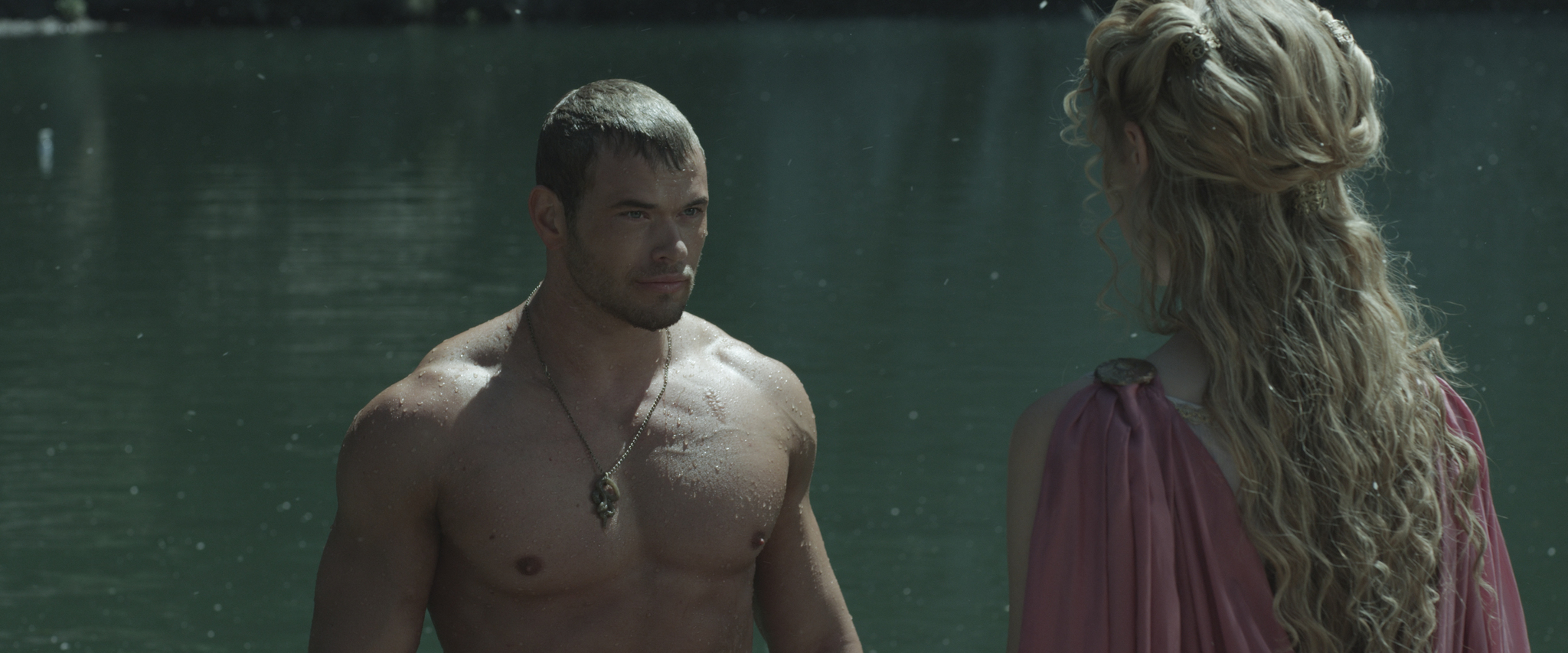 Still of Kellan Lutz and Gaia Weiss in The Legend of Hercules (2014)