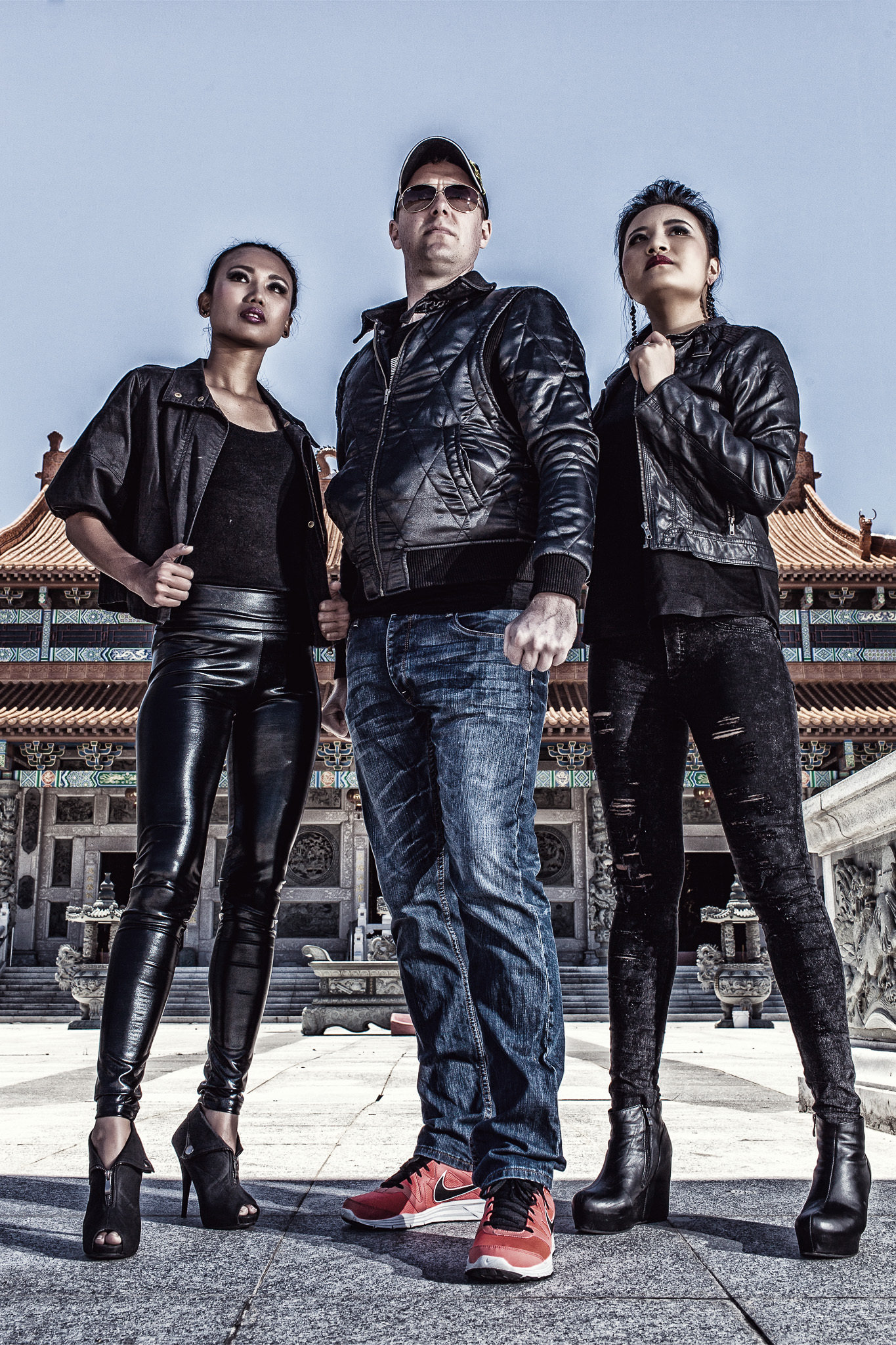 Still of Nathan Hill, Binnie Wong and Jeannette Valencia in Revenge of the Gweilo (2014)