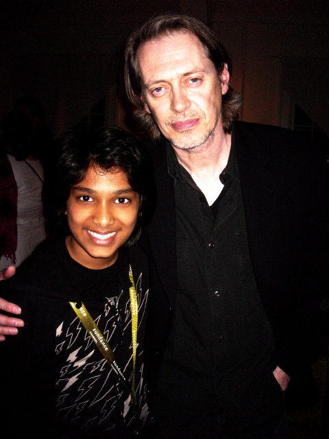 At the Seattle International Film Festival in 2007 with Steve Buscemi
