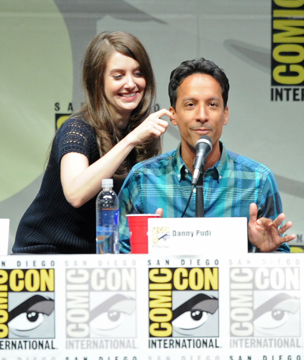 Alison Brie and Danny Pudi at event of Community (2009)