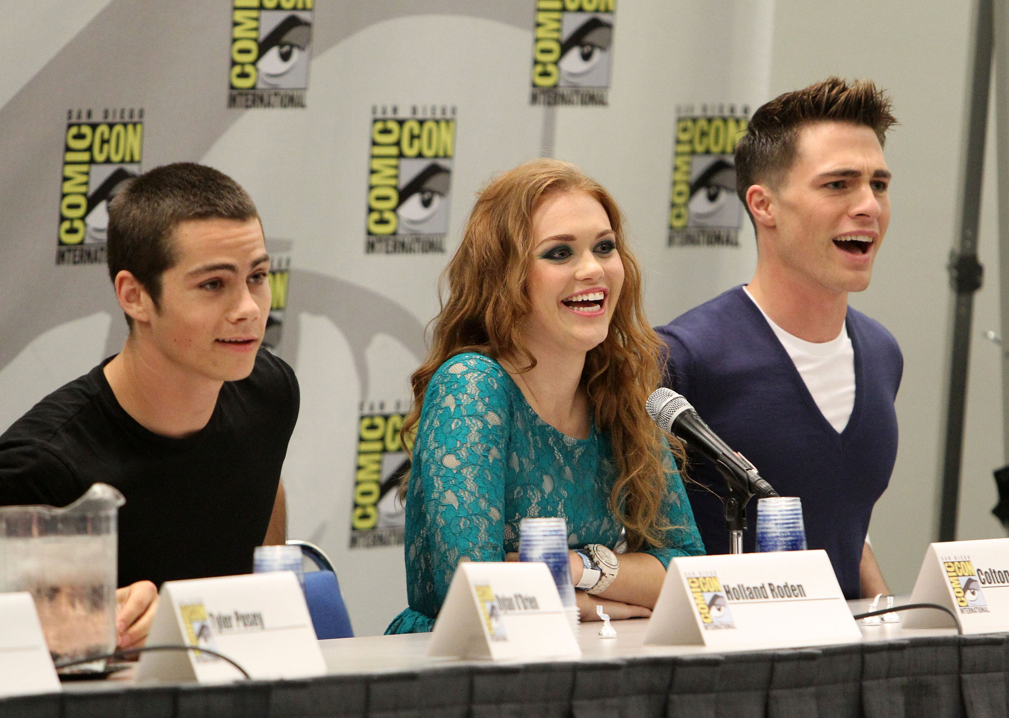 Holland Roden and Dylan O'Brien