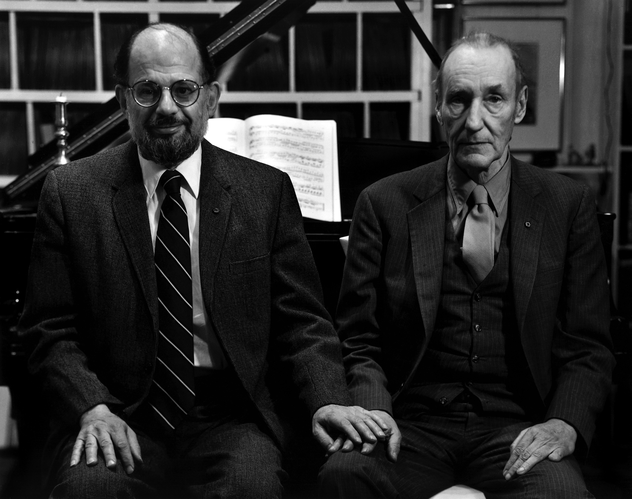 Still of William S. Burroughs and Allen Ginsberg in William S. Burroughs: A Man Within (2010)