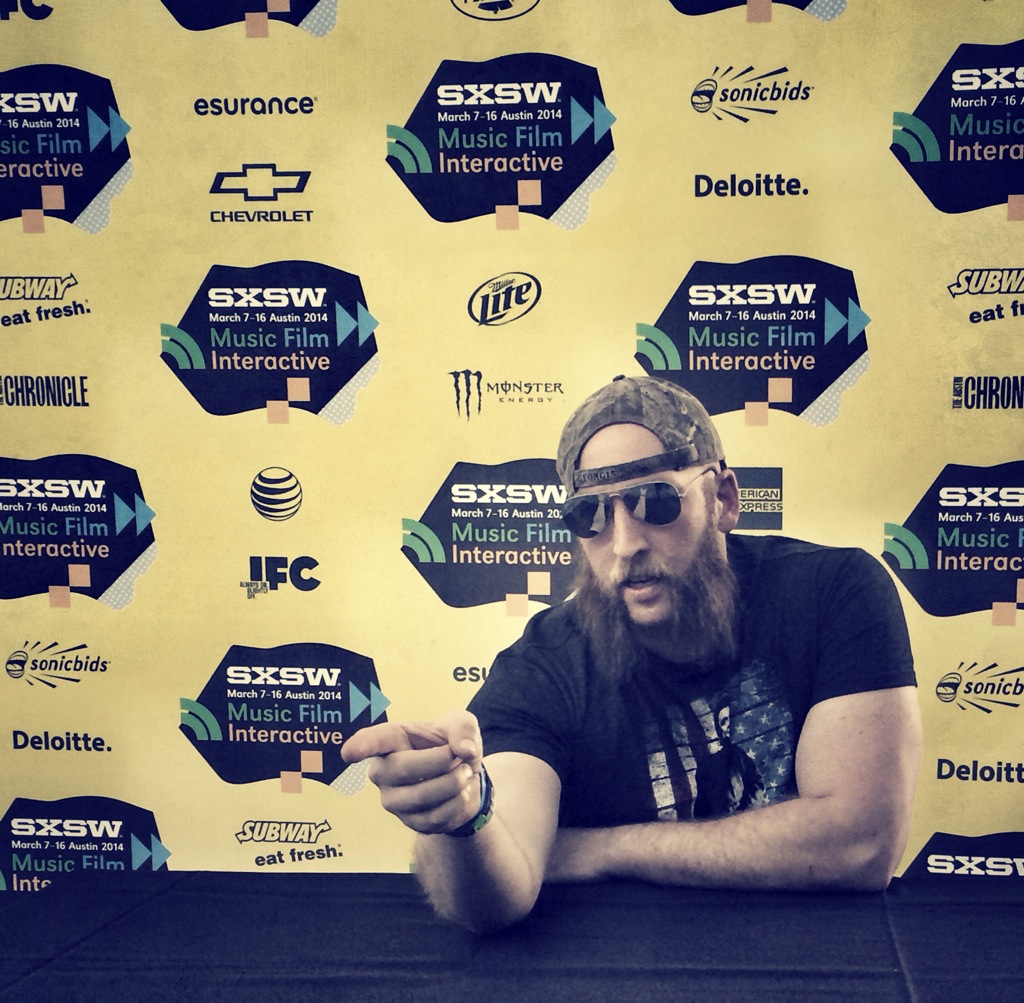 Ben Dukes answers questions at SXSW Music Festival, March 2014.