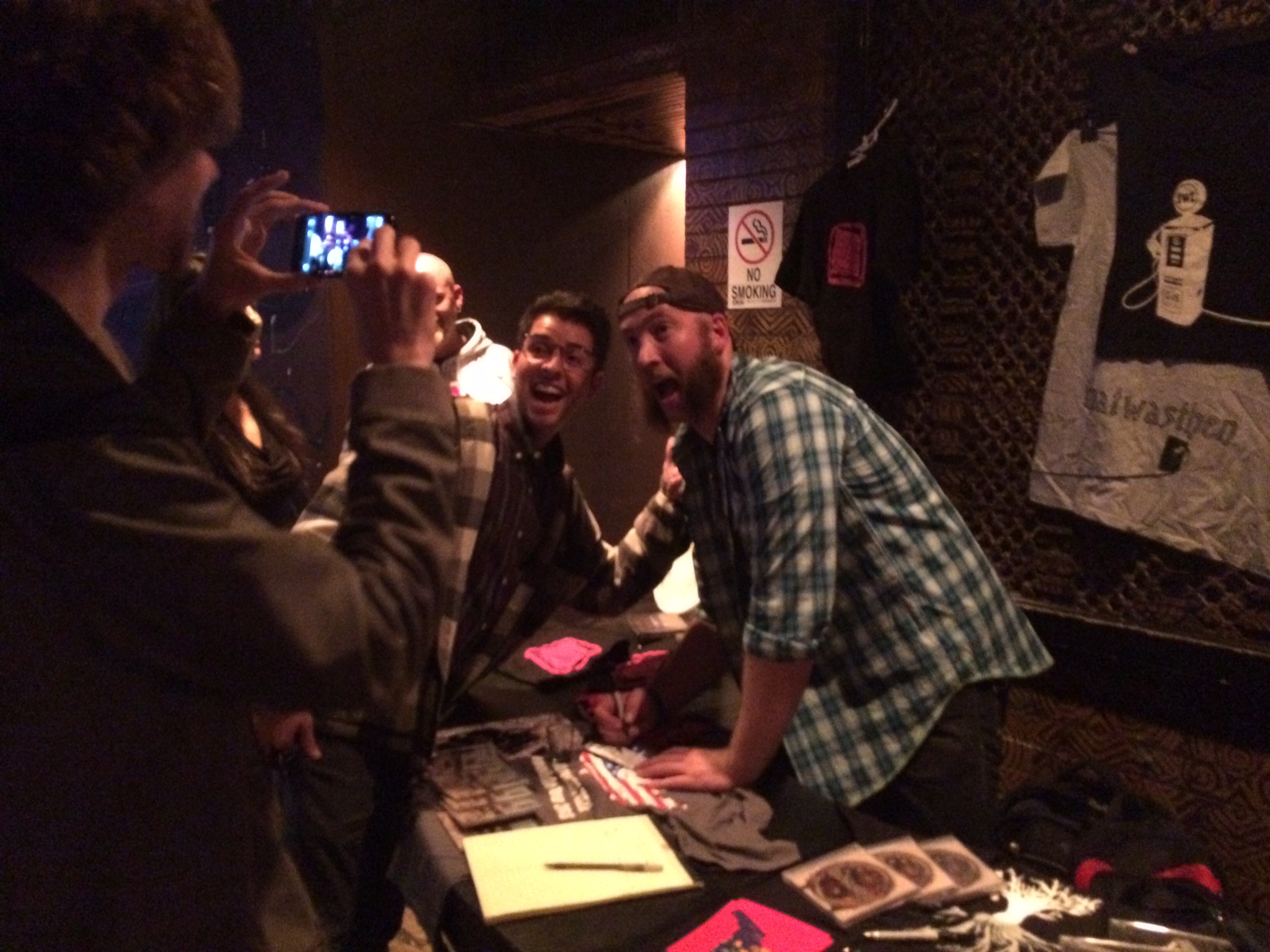 Ben Dukes signs autographs for fans at The House of Blues, November 2013