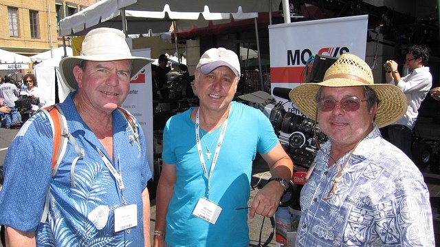 Three consecutive presidents of the SOC, Randall Robinson, Michael Frediani and Stan McClain.