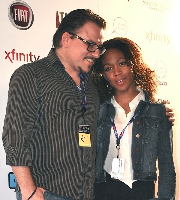 Writer-Producer Chris Silber and actress Nicole Beharie at Atlanta Film Festival screening of MY LAST DAY WITHOUT YOU.