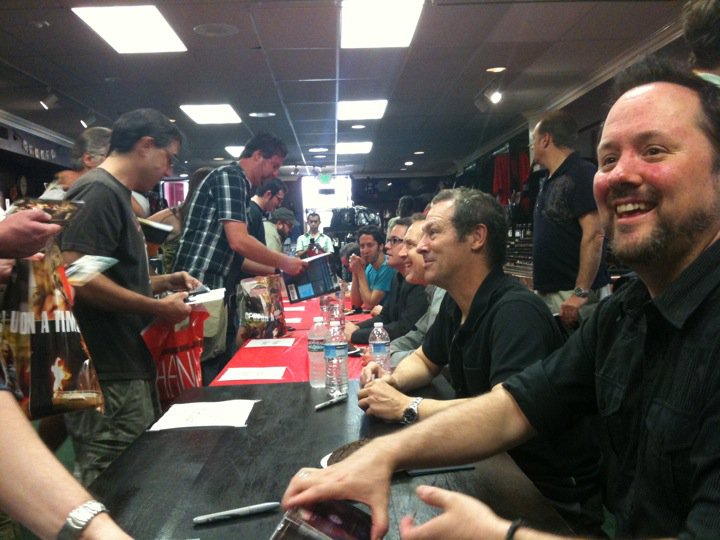 CD Signing with Cliff Martinez, Mark Isham, and others