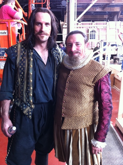 With Travis Willingham on set of 