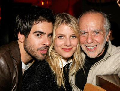 Mélanie Laurent, Eli Roth and Sheldon Roth at event of Negarbingi sunsnukiai (2009)