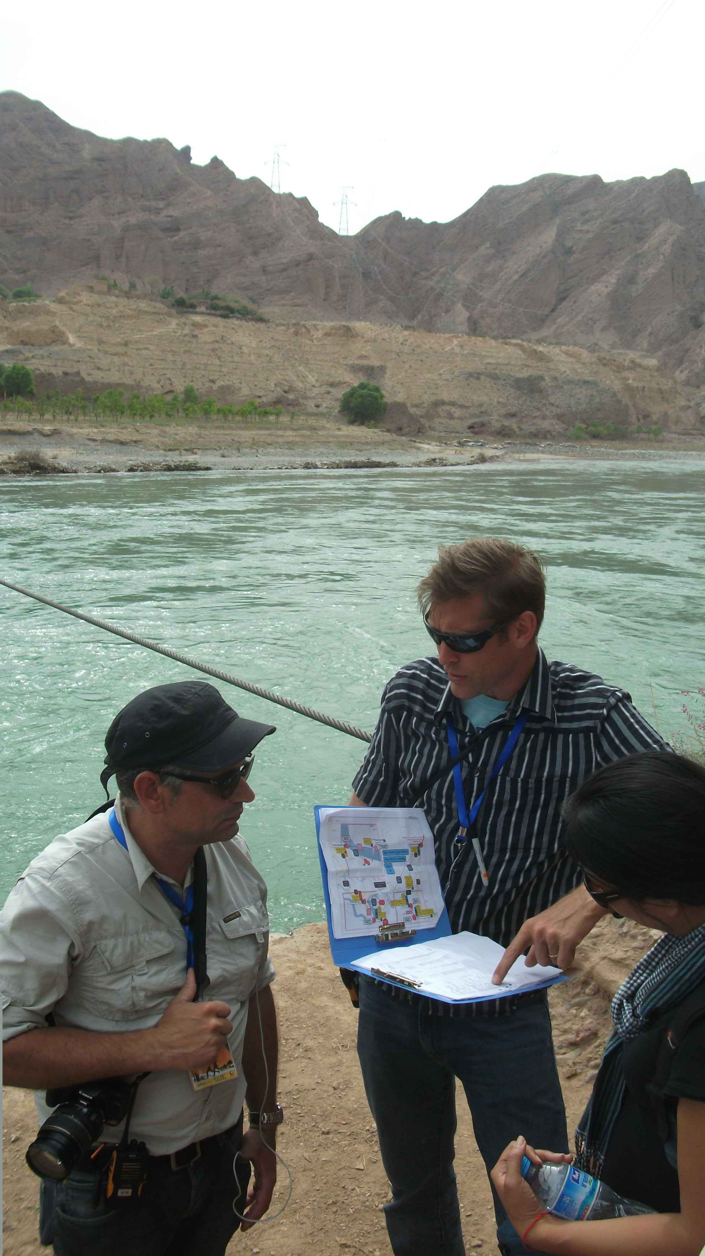 On location in Qinghai, China during filming of China Rush Season 3.