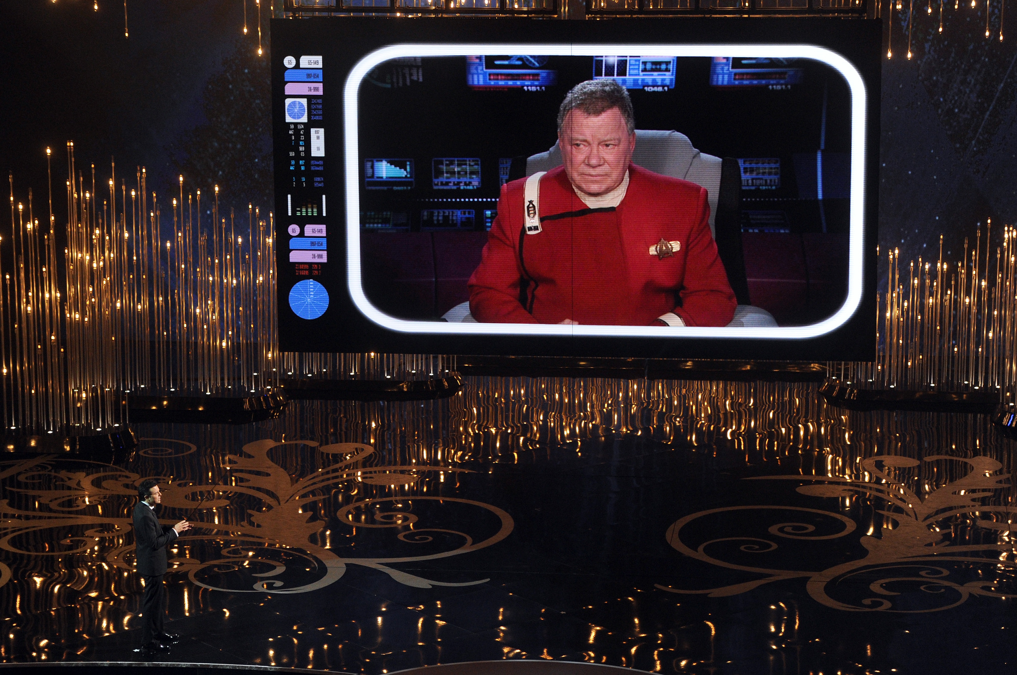 William Shatner and Seth MacFarlane at event of The Oscars (2013)