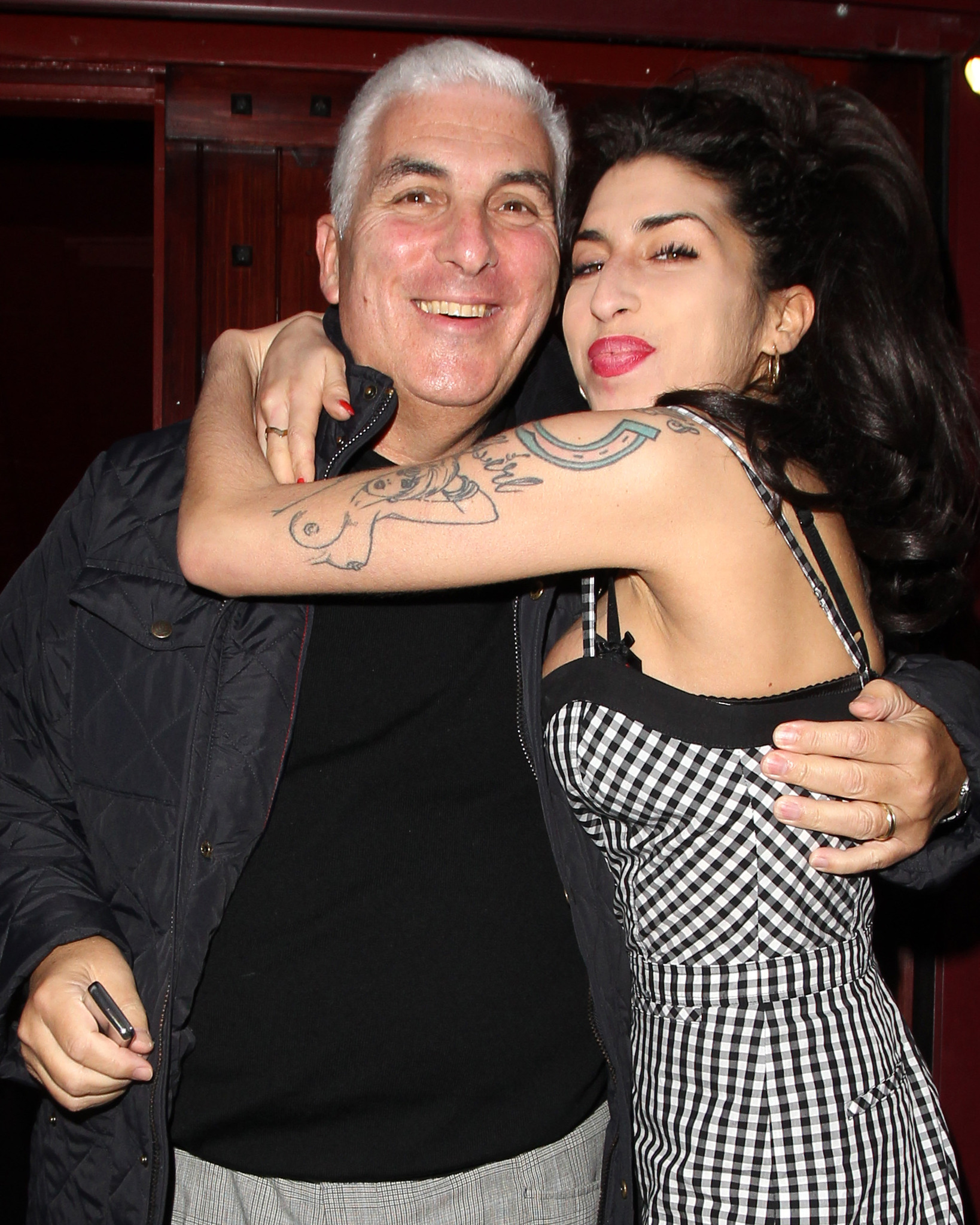 Amy Winehouse and Mitch Winehouse