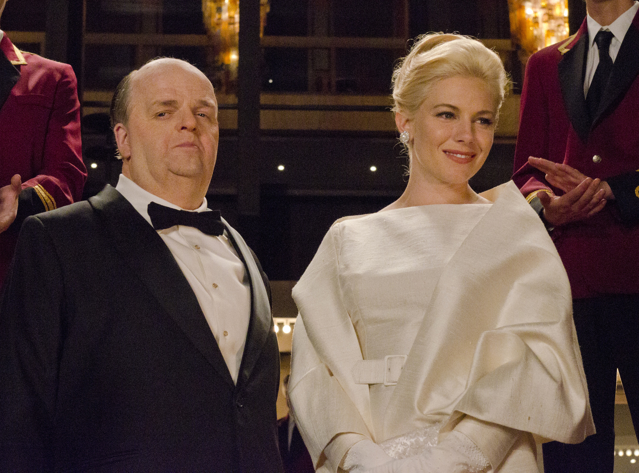 Still of Toby Jones and Sienna Miller in The Girl (2012)