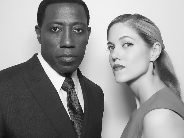 Charity Wakefield and Wesley Snipes AKA Cassandra and Mr. Johnson in NBC's The Player