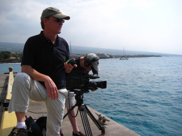 George shooting on location in Hawaii!