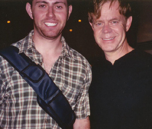 David Aranovich and William H. Macy on the set of, Spartan.