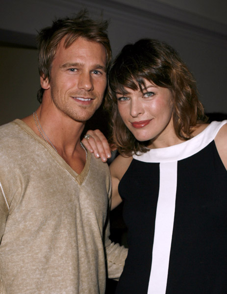 Milla Jovovich and Rusty Joiner