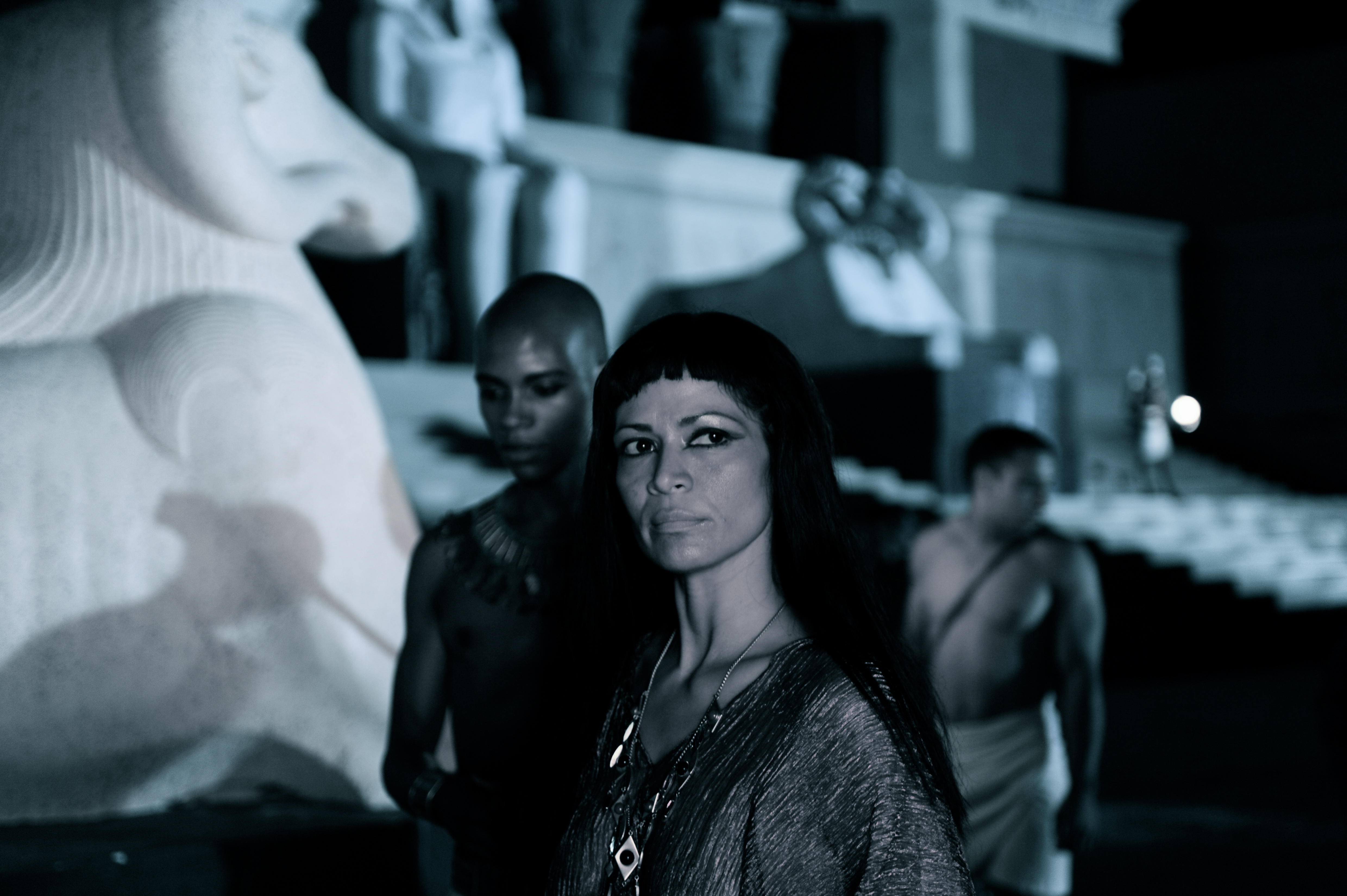 Claudia Coulter with Kane Headley-Cummings in Ramesses:Mummy King Mystery