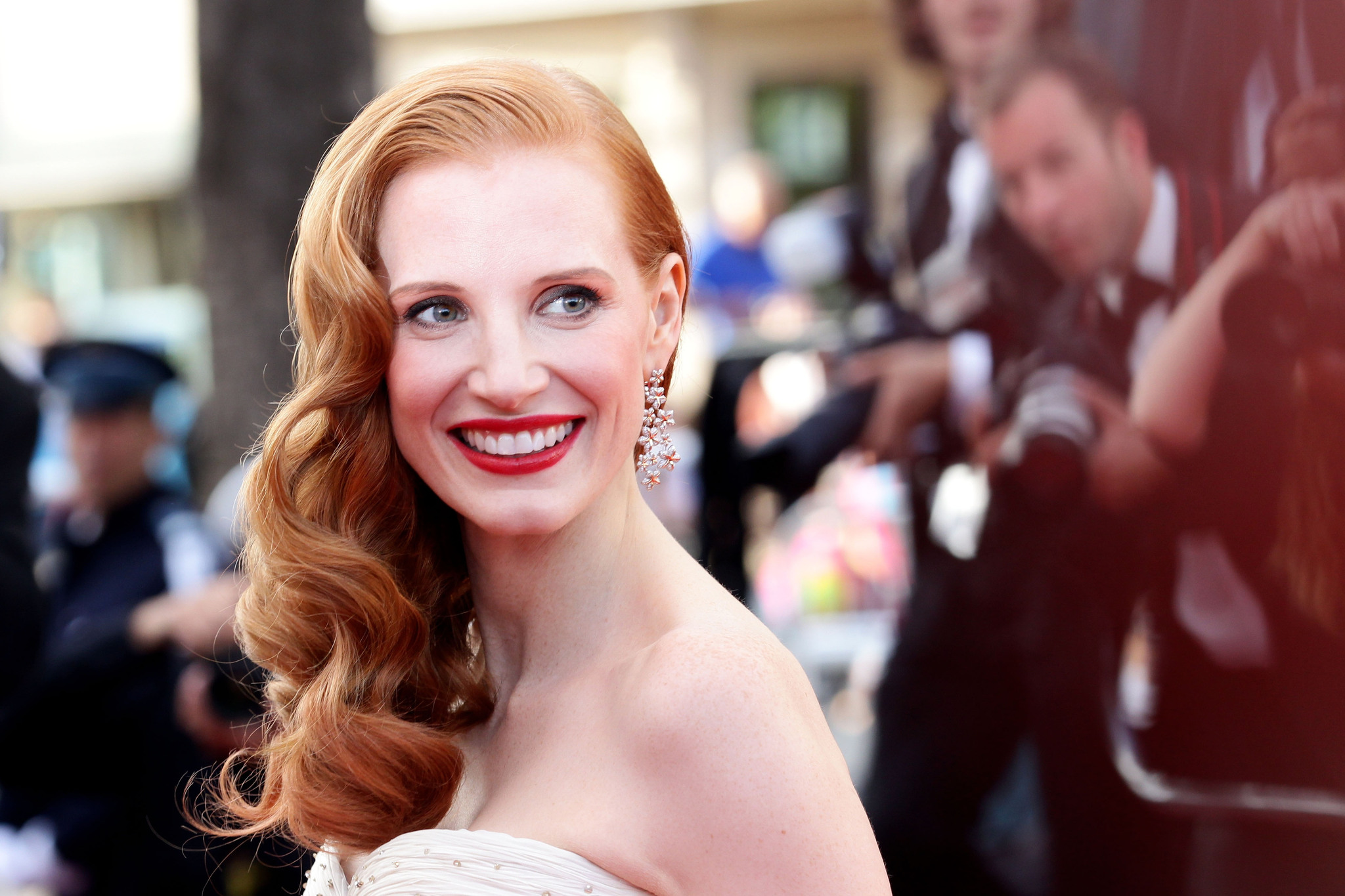 Jessica Chastain at event of Madagaskaras 3 (2012)