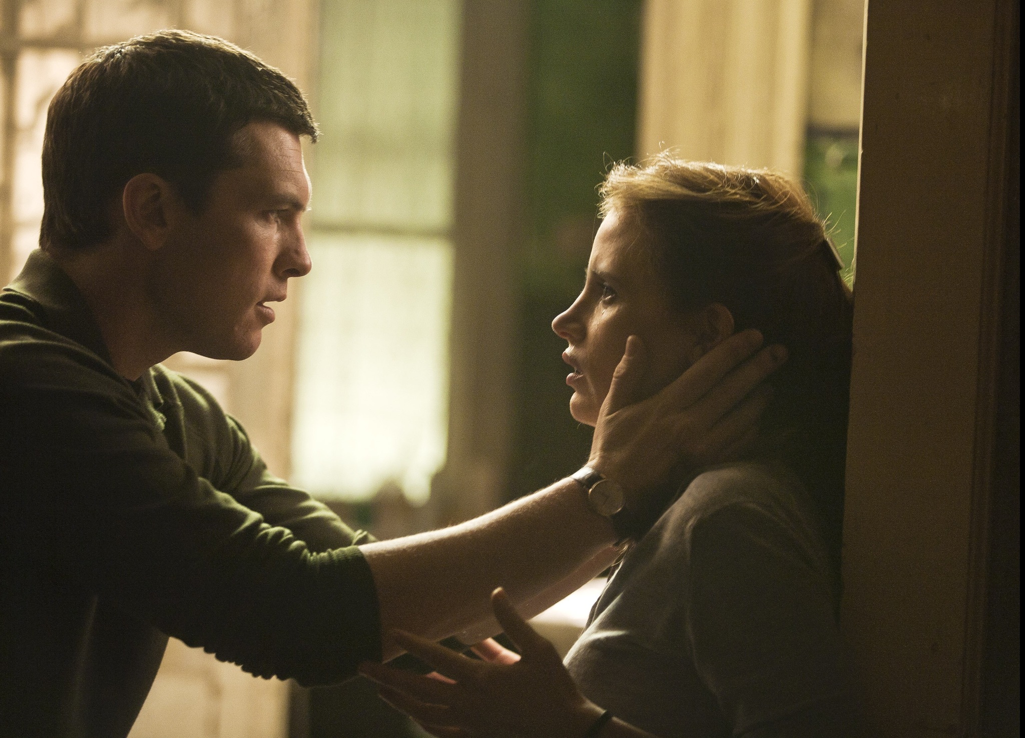 Still of Sam Worthington and Jessica Chastain in The Debt (2010)