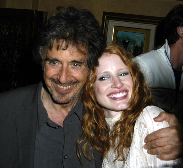 Al Pacino and Jessica Chastain
