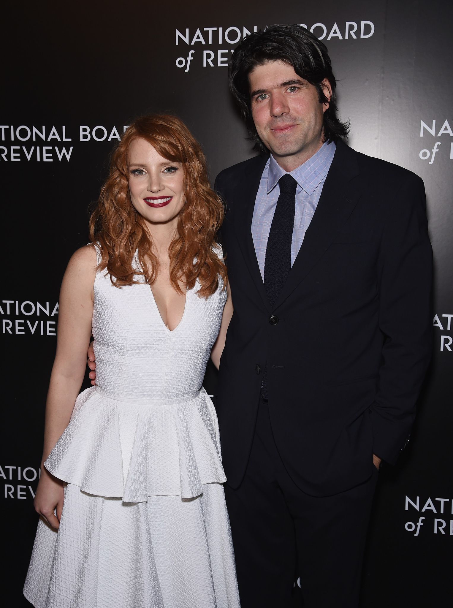 J.C. Chandor and Jessica Chastain