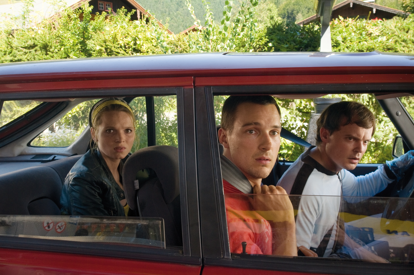 Still of Karoline Herfurth, Florian David Fitz and Johannes Allmayer in Vincent will Meer (2010)