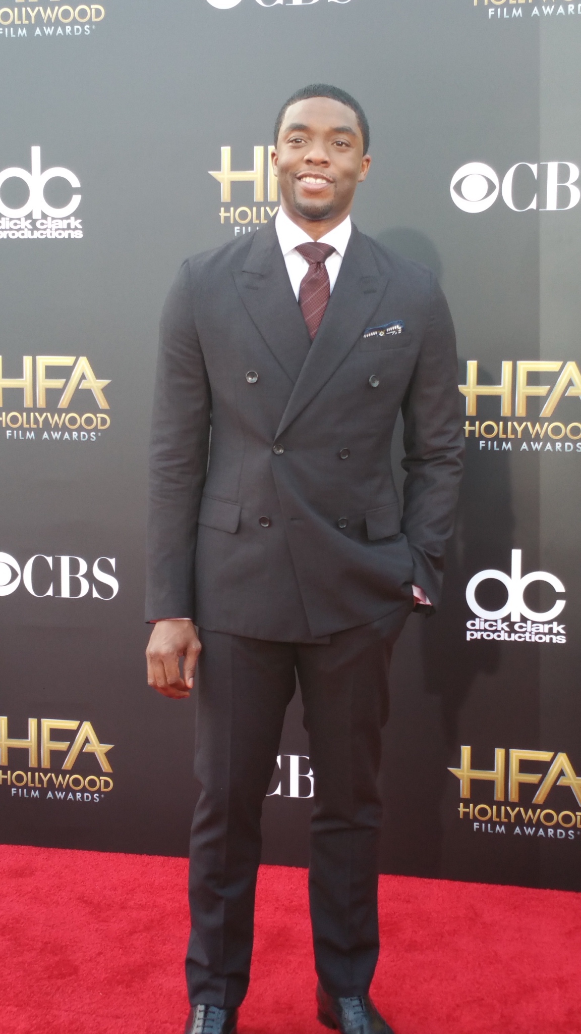 Chadwick Boseman at event of Hollywood Film Awards (2014)