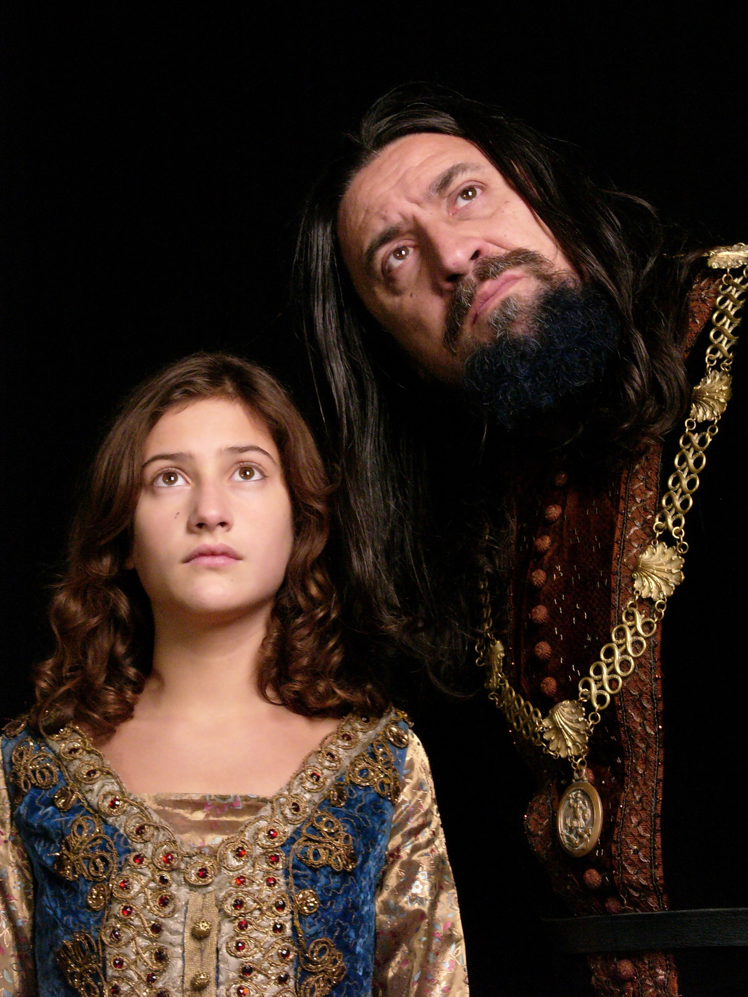 Still of Dominique Thomas and Lola Créton in Barbe bleue (2009)