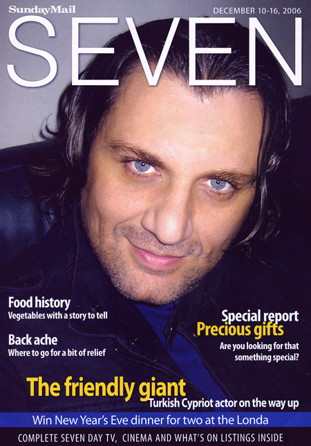 SUNDAY MAIL 'Seven' Magazine : Cover - Mem Ferda : December 16th, 2006.