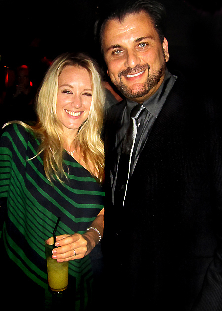 French screen star Ludivine Sagnier with Mem at CHINAWHITE'S : After Party of THE DEVIL'S DOUBLE : London